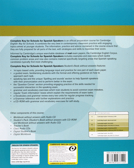 COMPLETE KEY FOR SCHOOLS (+WB) (SPANISH ED)