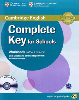 COMPLETE KEY FOR SCHOOLS WBS (+CD AUDIO) (SPA