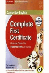 (2) COMPLETE FIRST CERTIFICATE W/KEY (+CD-ROM
