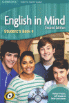 ENGLISH IN MIND FOR SPANISH SPEAKERS LEVEL 4 STUDENT'S BOOK WITH DVD-ROM 2ND EDI