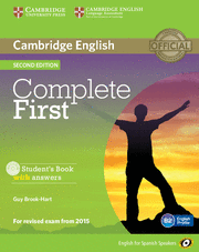 COMPLETE FIRST FOR SPANISH SPEAKERS STUDENT'S BOOK WITH ANSWERS WITH CD-ROM 2ND EDITION