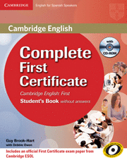 COMPLETE FIRST FOR SCHOOLS (+CD) (SPANISH ED)