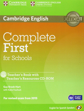 COMPLETE FIRST FOR SCHOOLS TCH (+TCH�S RESOUR
