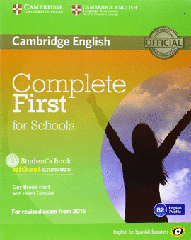 COMPLETE FIRST FOR SCHOOLS (+WB) (+CD) (SELF-