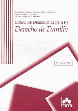 CURSO DE DERECHO CIVIL IV 2 ED.DCHO.FAMILIA