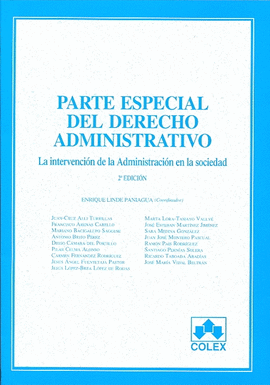 PARTE ESPECIAL DEL DERECHO ADMINISTRATIVO