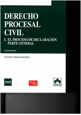 DERECHO PROCESAL CIVIL I. 5 ED. PARTE GENERAL