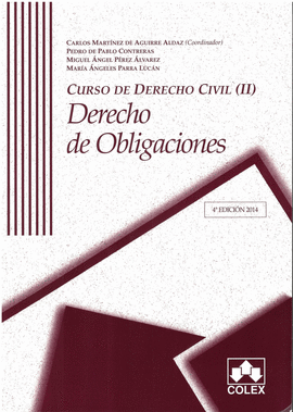 CURSO DE DERECHO CIVIL II .OBLIGACIONES 4 EDIC.