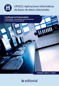 APLICACIONES INFORM�TICAS DE BASES DE DATOS RELACIONALES. ADGG0208 - ACTIVIDADES
