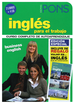 CURSO PONS. INGLS PARA EL TRABAJO. 2 LIBROS + 4 CD