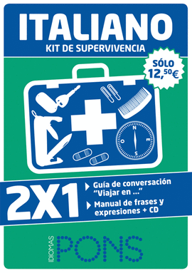 KIT DE SUPERVIVENCIA ITALIANO. VIAJAR EN ITALIANO + ITALIANO DE CADA DA