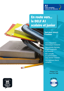 EN ROUTE VERS LE DELF SCOLAIRE ET JUNIOR A1 LIVRE DE LLVE + CD