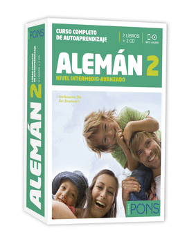 CURSO PONS ALEM�N 2 (NIVEL B1) - 2 LIBROS + 2 CD