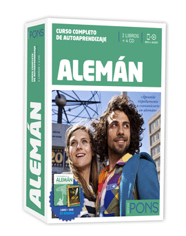 CURSO PONS ALEM�N - 2 LIBROS + 4 CD + DVD + CAZAPALABRAS