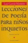 LECCIONES DE POES�A PARA NI�OS INQUIETOS