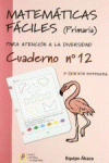 MATEMATICAS FACILES CUAD. 12