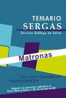 MATRONAS TEMARIO SERGAS SERVICIO GALLEGO DE SALUD