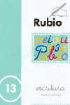 RUBIO ESCRITURA 13 ESCRITURA INCLINADA