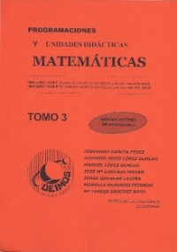 MATEMTICAS PROGRAMACIN Y UNIDADES DIDCTICAS TOMO 3