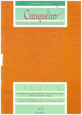 Cunqueiro Curso De Orientacion Universitaria Libreria Central Librera Ferrol