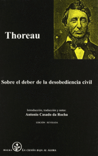 SOBRE EL DEBER DE LA DESOBEDIENCIA CIVIL