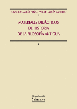 MATERIALES DIDCTICOS DE HISTORIA DE LA FILOSOFA ANTIGUA