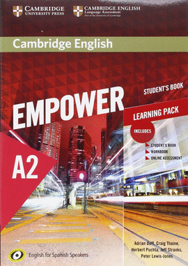 CAMBRIDGE ENGLISH EMPOWER FOR SPANISH SPEAKERS A2 STUDENT'S BOOK