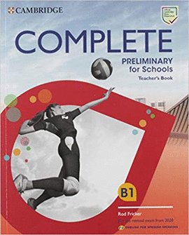 COMPLETE PRELIMINARY FOR SCHOOLS TEACHER'S BOOK EN