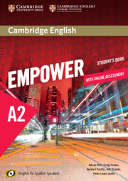 CAMBRIDGE ENGLISH EMPOWER FOR SPANISH SPEAKERS A2 STUDENT'S BOOK WITH ONLINE ASSESSMENT AND PRACTICE