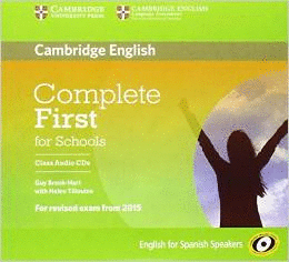 COMPLETE FIRST FOR SCHOOLS (CD) (SPANISH ED)