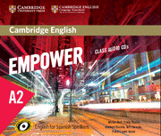 CAMBRIDGE ENGLISH EMPOWER FOR SPANISH SPEAKERS A2 CLASS AUDIO CDS (4)