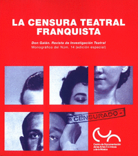 REVISTA INVESTIGACION TEATRAL 14 LA CENSURA TEATRAL FRANQUI