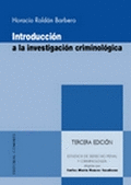 INTRODUCCIN A LA INVESTIGACIN CRIMINOLGICA