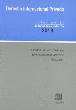 DERECHO INTERNACIONAL PRIVADO - VOL. II (18)