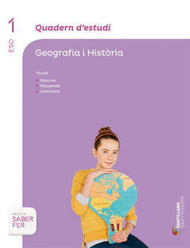 QUADERN D'ESTUDI GEOGRAFIA I HISTORIA 1 ESO SABER FER