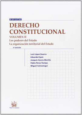 DERECHO CONSTITUCIONAL.VOL.II)(9ED)