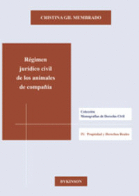 R�GIMEN JUR�DICO CIVIL DE LOS ANIMALES DE COMPA��A
