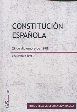 CONSTITUCIN ESPAOLA. 29 DE DICIEMBRE DE 1978