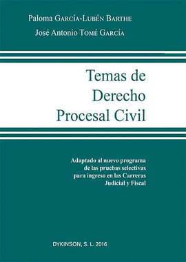 TEMAS DE DERECHO PROCESAL CIVIL