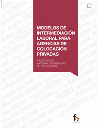MODELOS DE INTERMEDIACION LABORAL PARA AGENCIAS DE COLOCACIO