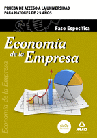 ECONOMIA DE LA EMPRESA ACCESO A LA UNIVERSIDAD PARA MAYORES DE 25 AOS