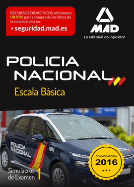 POLICA NACIONAL ESCALA BSICA. SIMULACROS DE EXAMEN 1