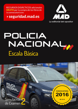 POLIC�A NACIONAL ESCALA B�SICA. SIMULACROS DE EXAMEN 2