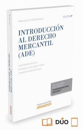INTRODUCCIN AL DERECHO MERCANTIL (ADE) (PAPEL + E-BOOK)
