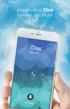 IMAG�NATE SI DIOS TUVIESE UN CELULAR