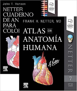 PACK ATLAS ANATOMIA HUMANA Y CUADERNO ANATOMIA PARA COLOREA