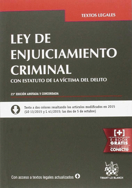 LEY DE ENJUICIAMIENTO CRIMINAL.