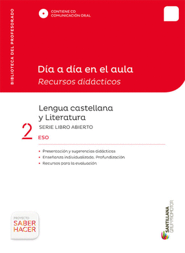 DIA A DIA LENGUA CASTELLANA LIBRO ABIERTO + CD 2 SECUNDARIA GRUP PROMOTOR