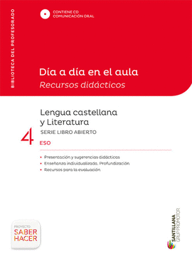 DIA A DIA LENGUA CASTELLANA LIBRO ABIERTO+ CD 4 SECUNDARIA GRUP PROMOTOR
