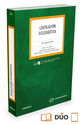 LEGISLACI�N ECLESI�STICA (PAPEL+E-BOOK)
